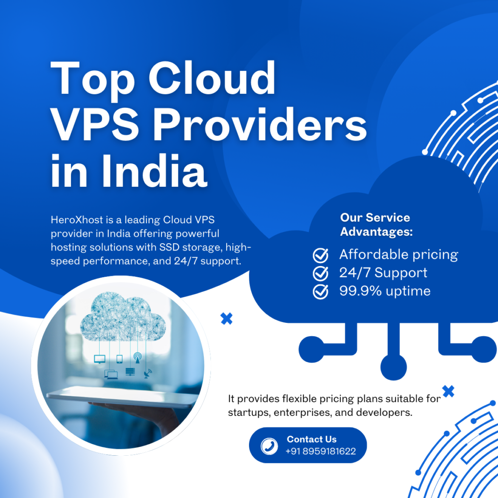 Top Cloud VPS Providers in India - Heroxhost